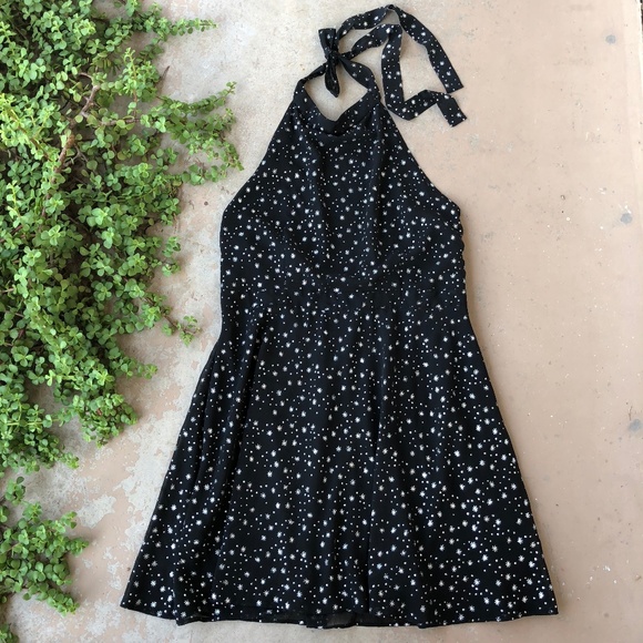 topshop black sparkly dress
